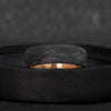 Handmade Carbon Fiber and Olive Wood Wedding Ring - BerchJewelry