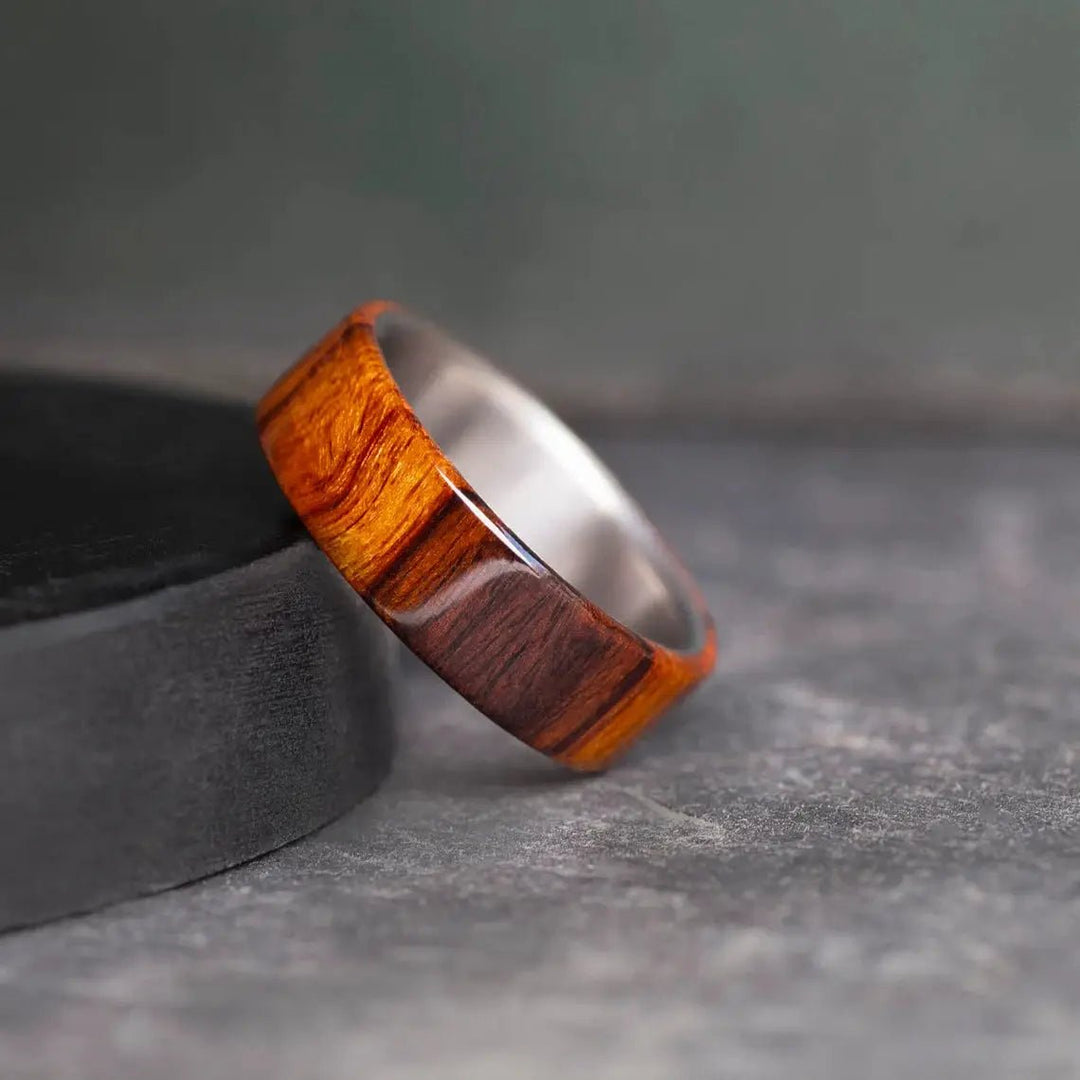 IronWood Titanium Engagement Ring - BerchJewelry